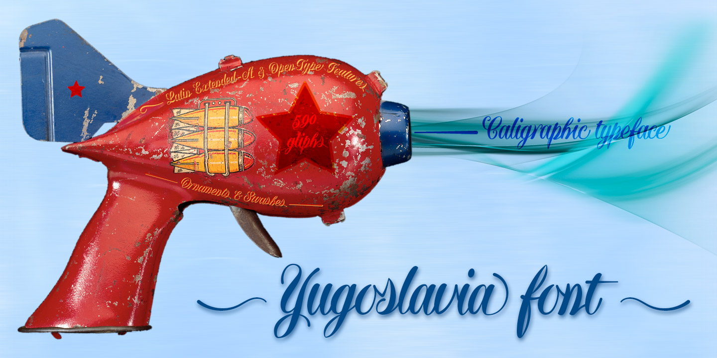 Przykładowa czcionka Yugoslavia #8